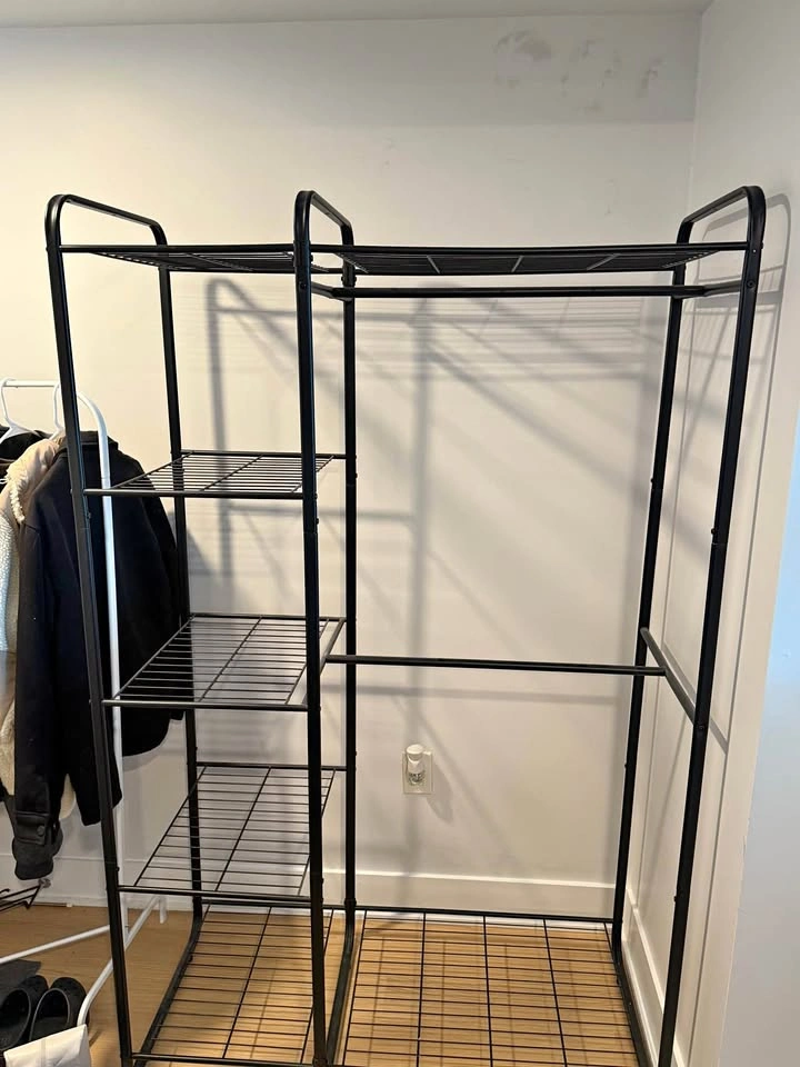 Steel Organization Shelf Rack/ Free-Standing Closet