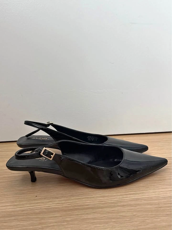 ALDO Lennoxie Heels-Black (Size: 7.5 Women’s)