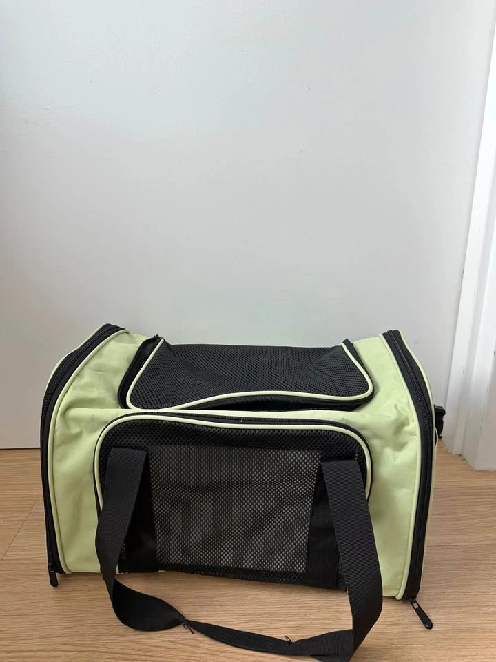Soft Sided Pet Carrier (Small-Medium Cat/Dog) Green