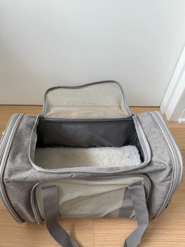 Soft Sided Pet Carrier (Small-Medium) Gray - photo 2