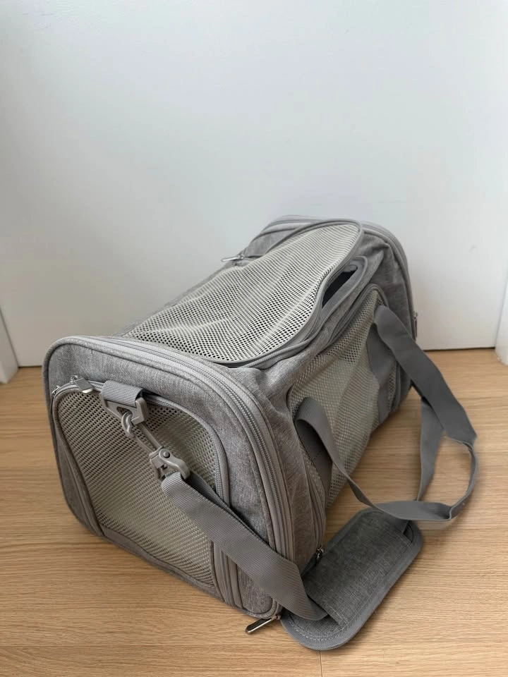 Soft Sided Pet Carrier (Small-Medium) Gray - photo 3
