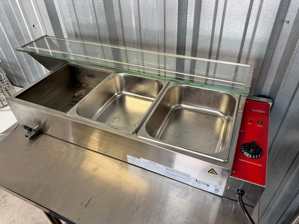 Commercial 3-Pan Electric Steam Table / Food Warmer