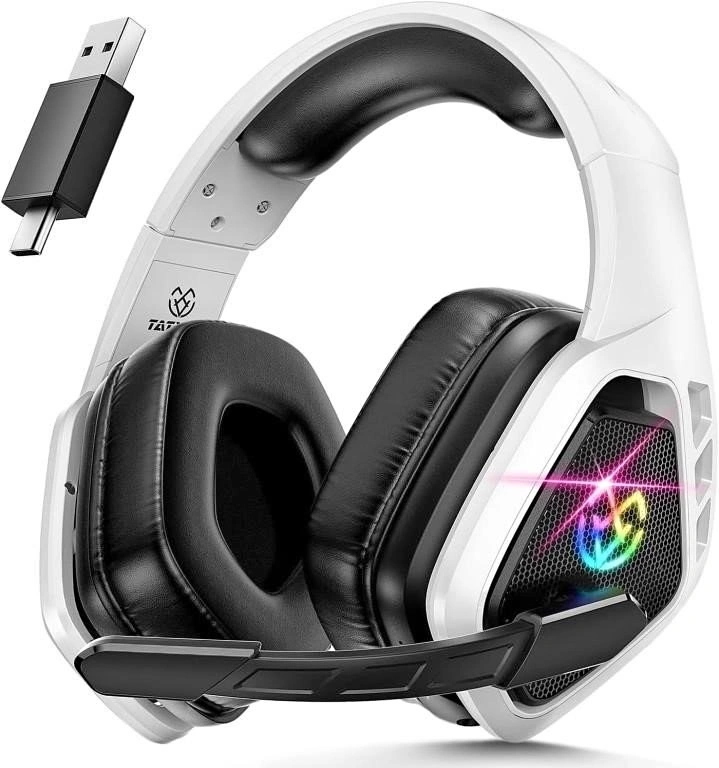 Wireless Gaming Headset with Mic, 7.1 Sound, 3-Mode