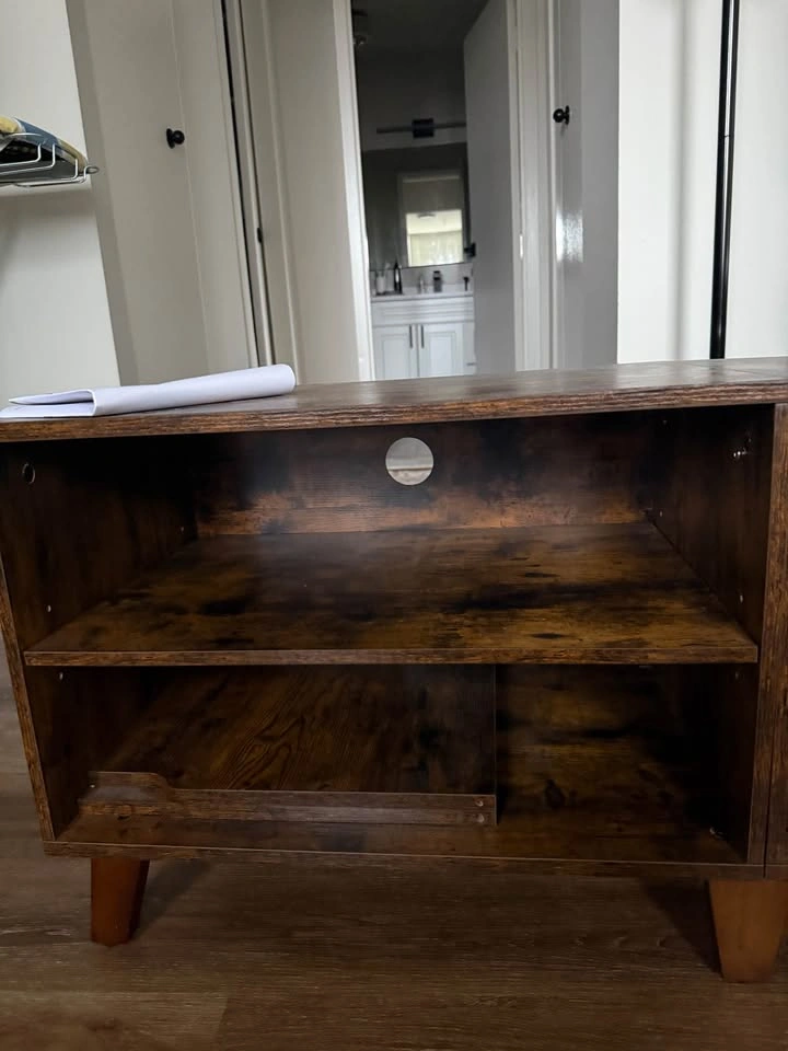 Wood TV Stand - photo 2