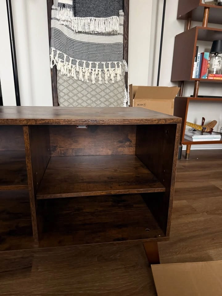 Wood TV Stand - photo 4