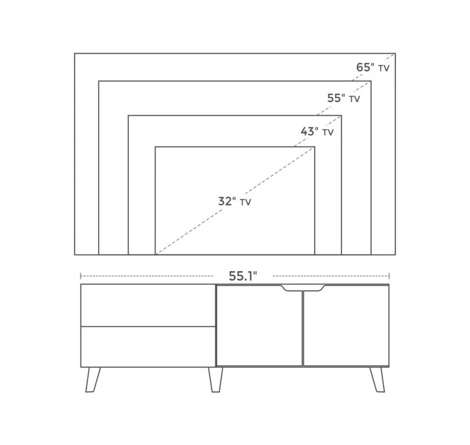 Wood TV Stand - photo 5