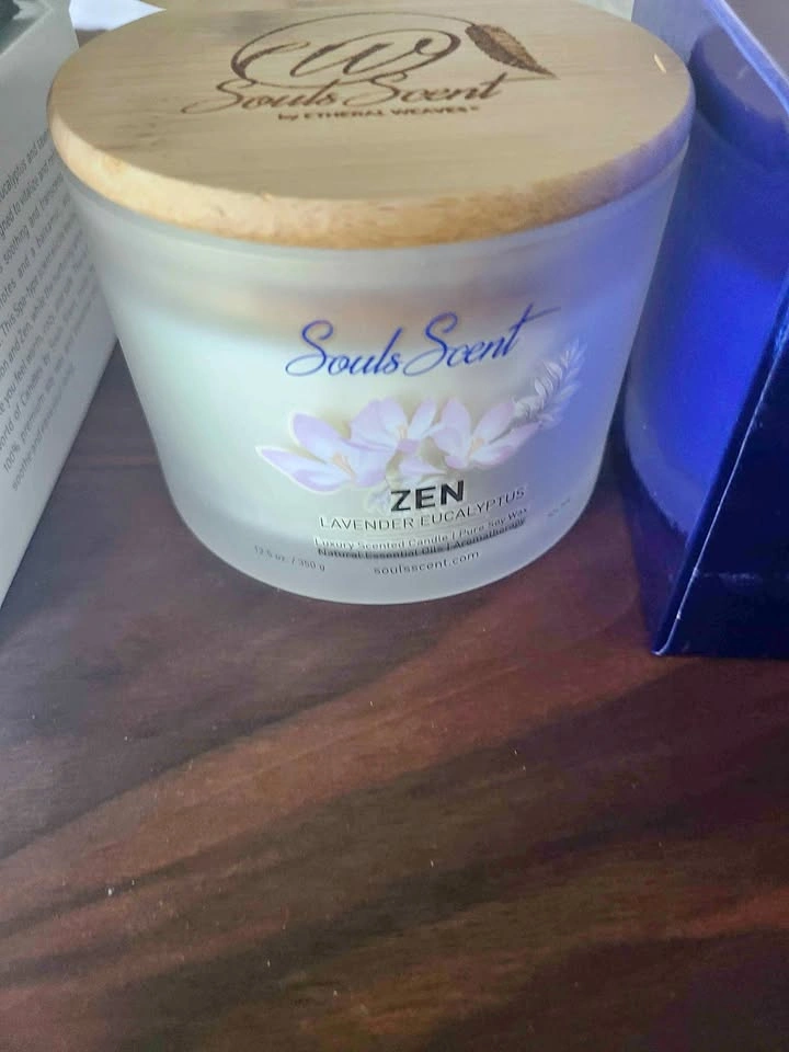 Souls Scent Zen Lavender Eucalyptus Candle