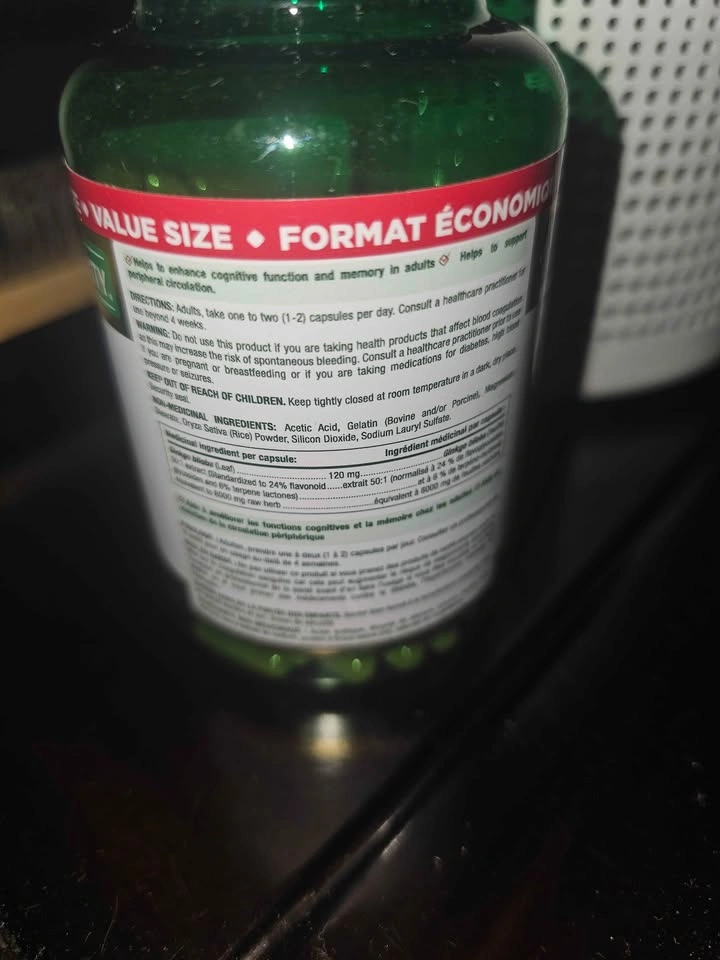 Nature's bounty Ginkgo Biloba 120mg (bnib) - photo 3
