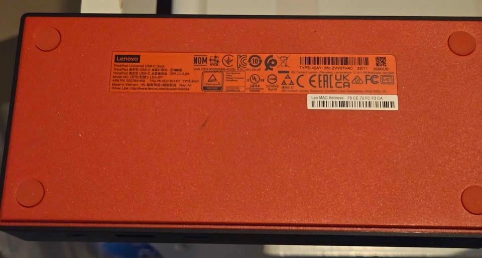 Lenovo ThinkPad Universal USB-C Dock 40AY0090 - photo 3