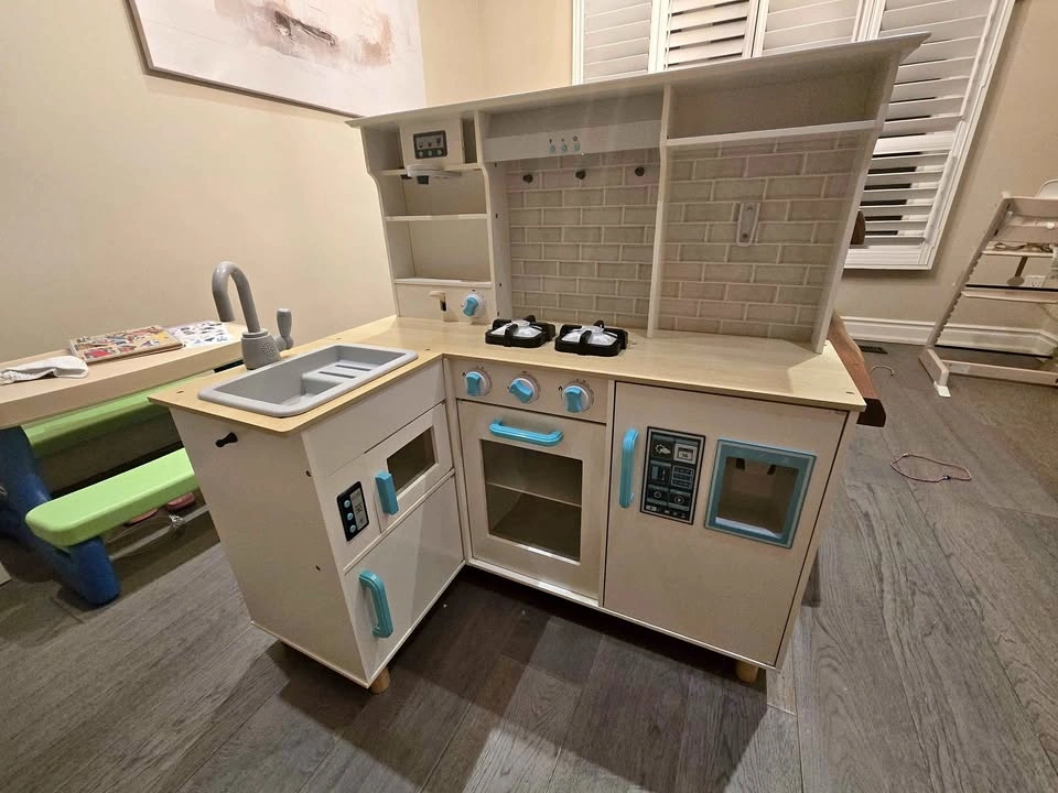Delux Wooden Electronic Play Kitchen