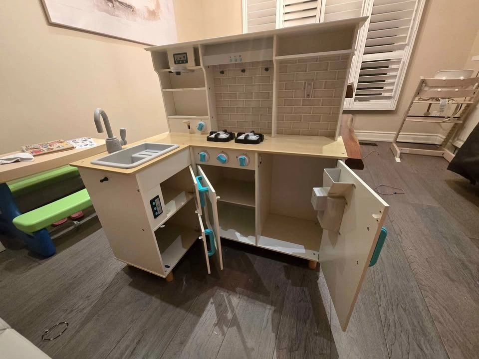 Delux Wooden Electronic Play Kitchen - photo 2