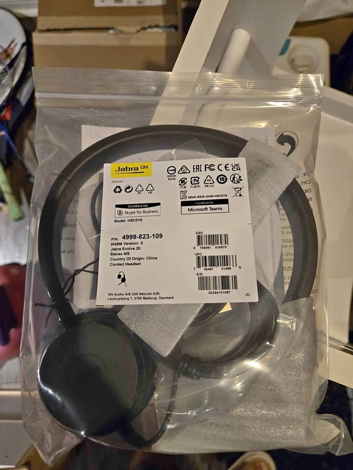 Jabra Evolve 20 Wired Stereo Headset