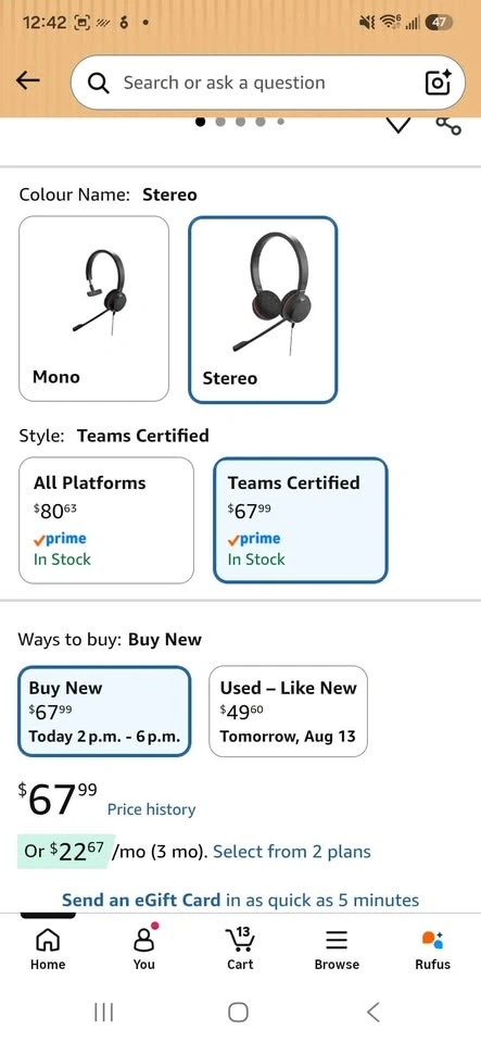Jabra Evolve 20 Wired Stereo Headset - photo 3