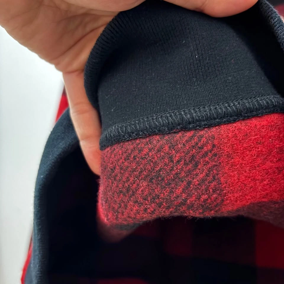 OVO BUFFALO PLAID WOOL-BLEND HOODIE - photo 4
