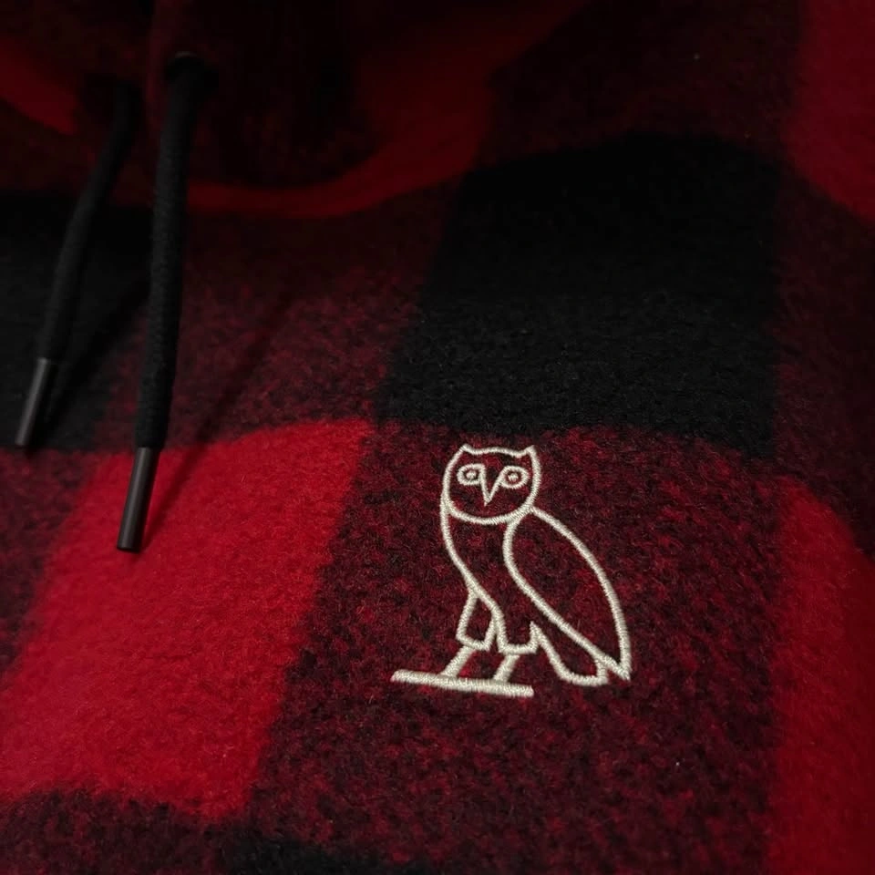 OVO BUFFALO PLAID WOOL-BLEND HOODIE - photo 5