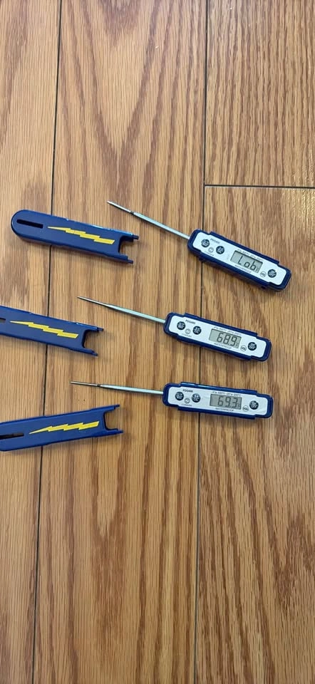 4 Comark PDQ400 Waterproof Digital Food Thermometers