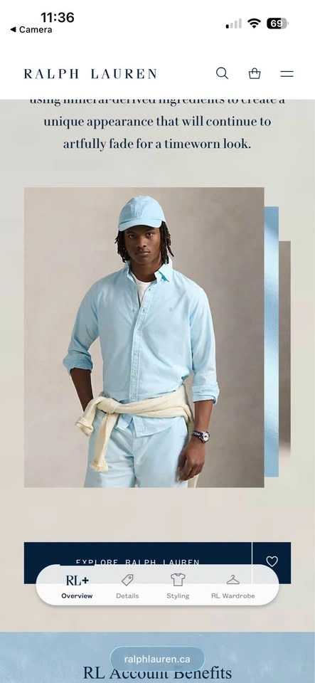 Polo Ralph Lauren Classic Fit Shirt - Medium - photo 2