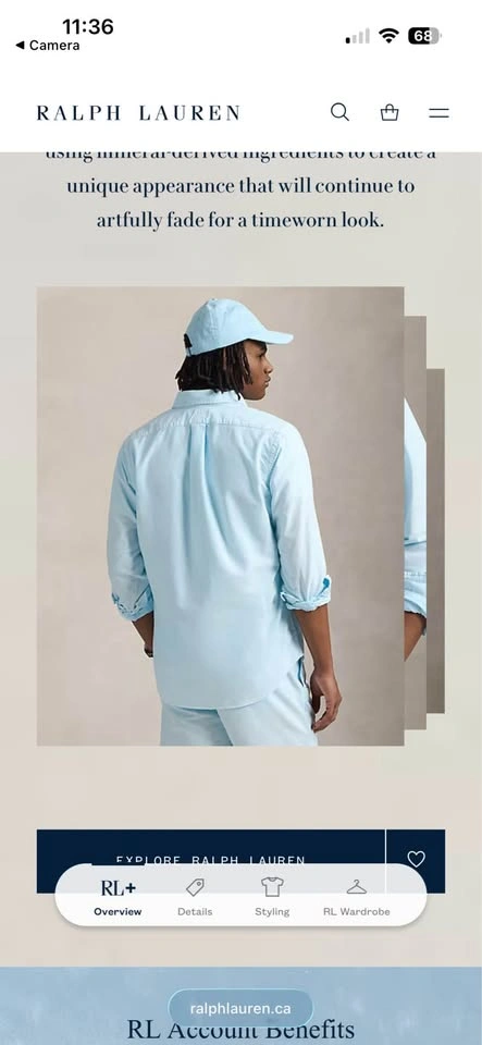 Polo Ralph Lauren Classic Fit Shirt - Medium - photo 4