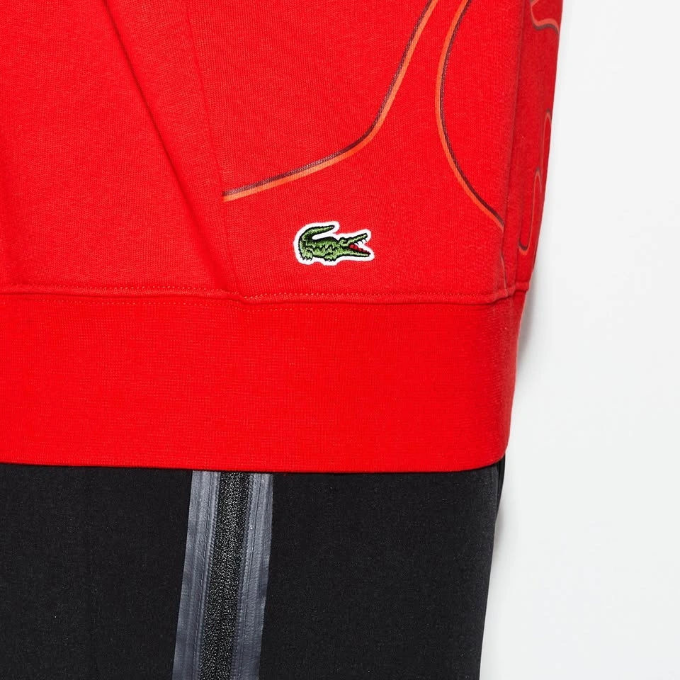 Lacoste Sport Red Crewneck Sweatshirt - photo 2