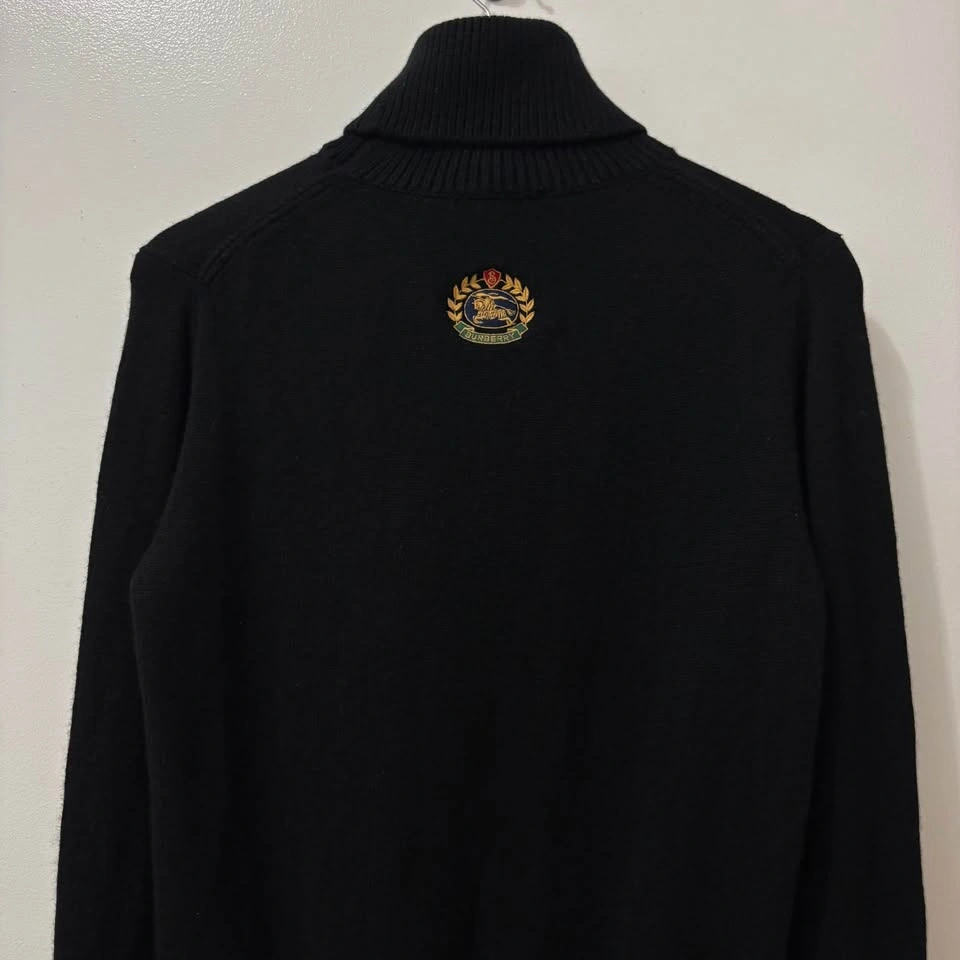 Burberry Black Turtleneck Sweater - photo 5