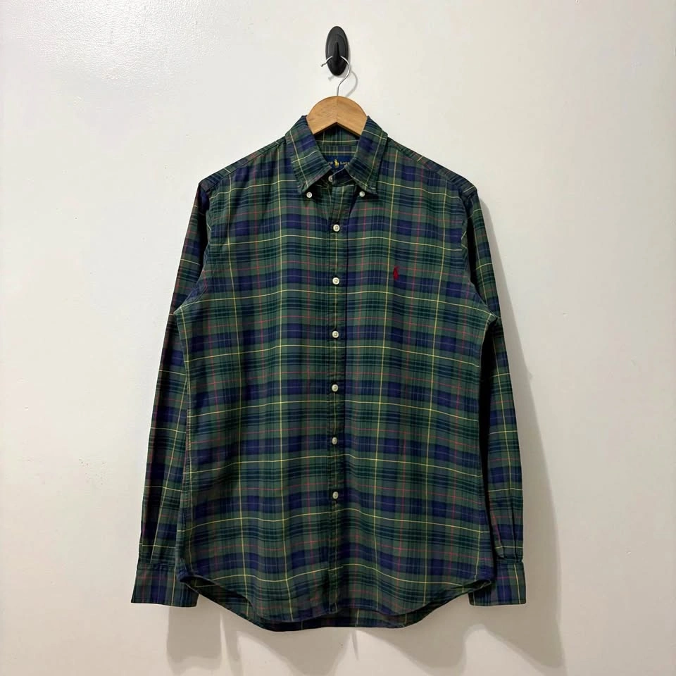 Ralph Lauren Custom Fit Plaid Shirt - Size Medium