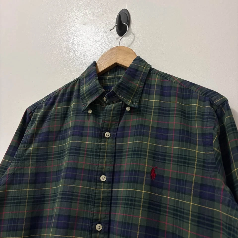 Ralph Lauren Custom Fit Plaid Shirt - Size Medium - photo 2