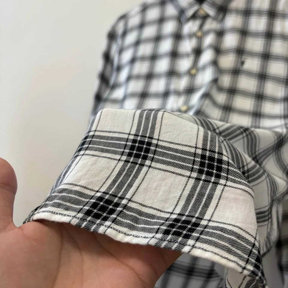 AllSaints Plaid Button Down Shirt - photo 3