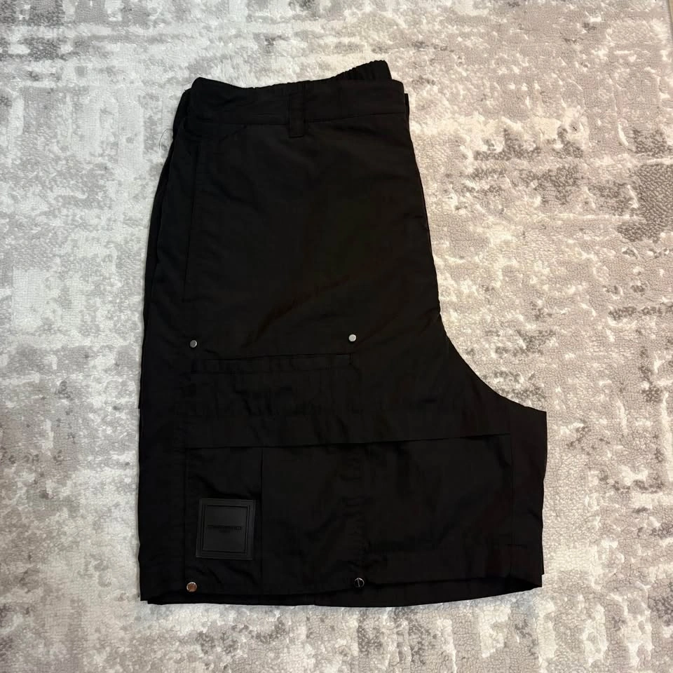 Rare Wooyoungmi Paris Black Utility Cargo Shorts SS21 - photo 3