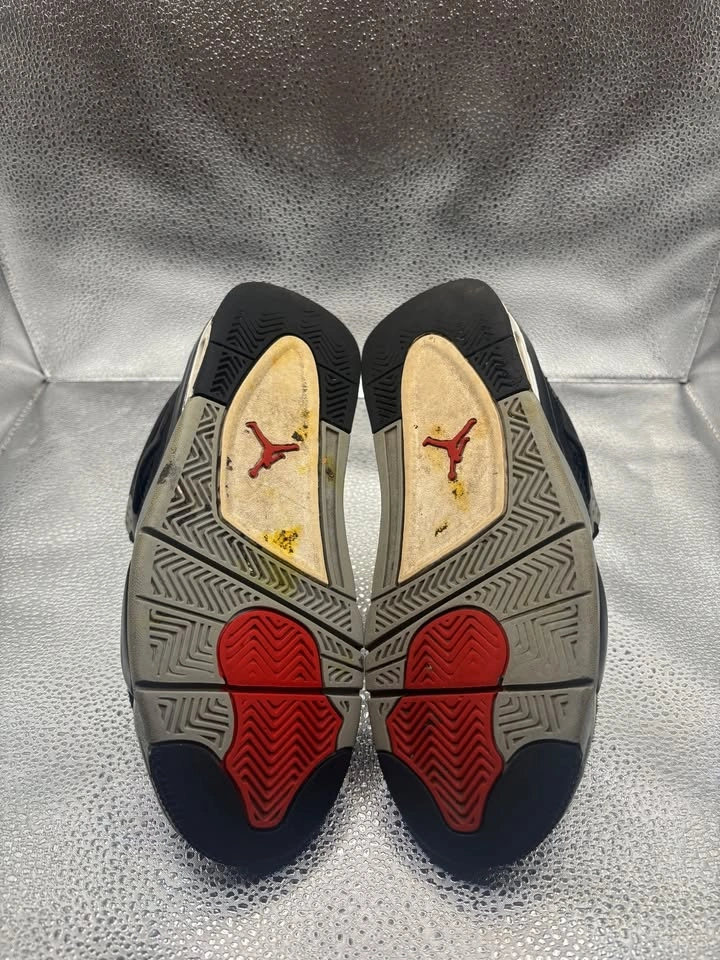 Air Jordan 4 black canvas - photo 3