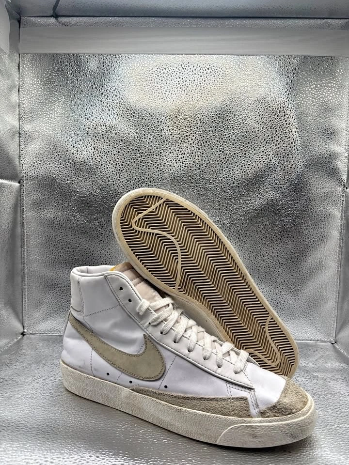 Nike Blazer Mid 77 White Grey Swoosh