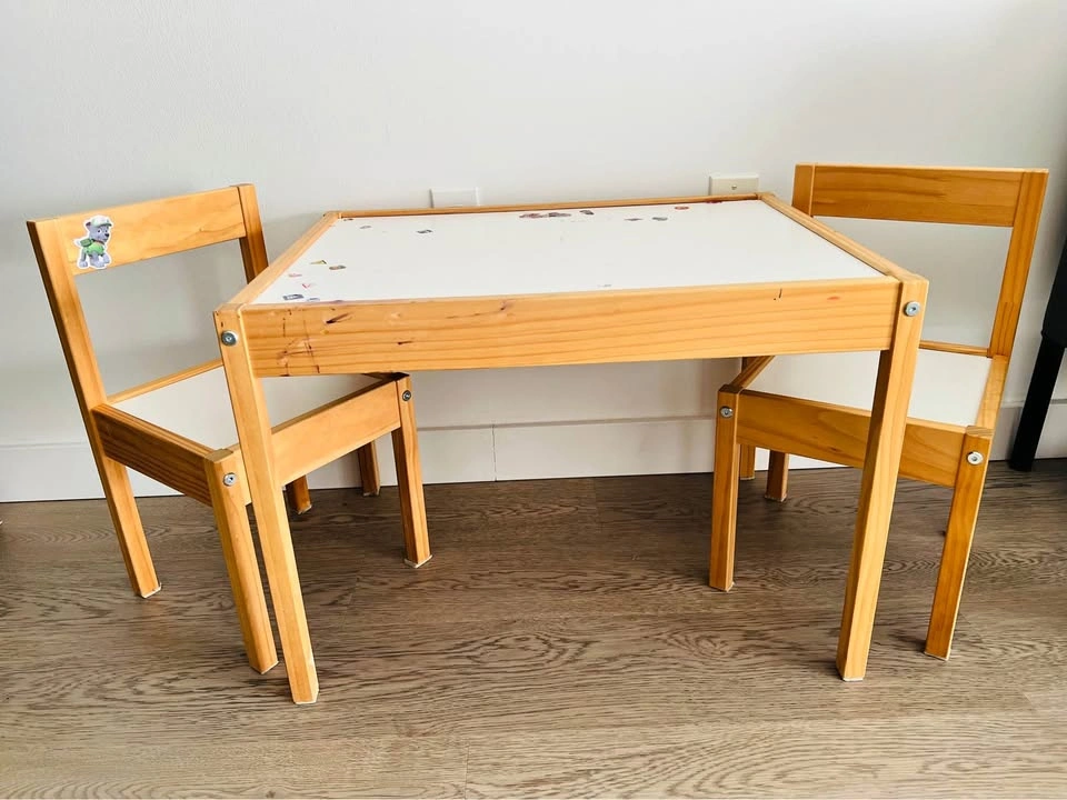IKEA LATT Children’s table and 2 chairs