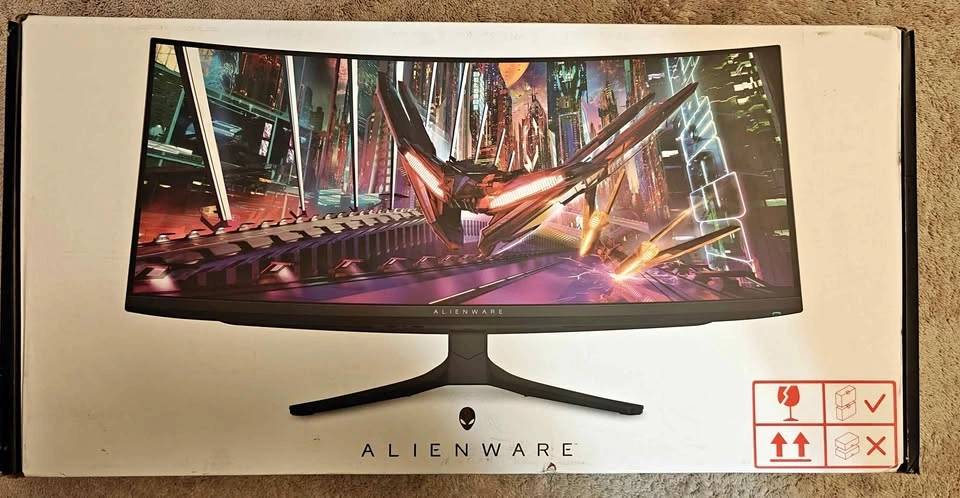 New Alienware AW3423DWF 34in 165Hz Curved OLED Monitor - photo 5