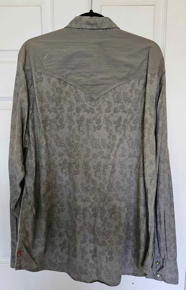 Vintage GUESS Western Snap Long Sleeve Shirt - Size XL - photo 2