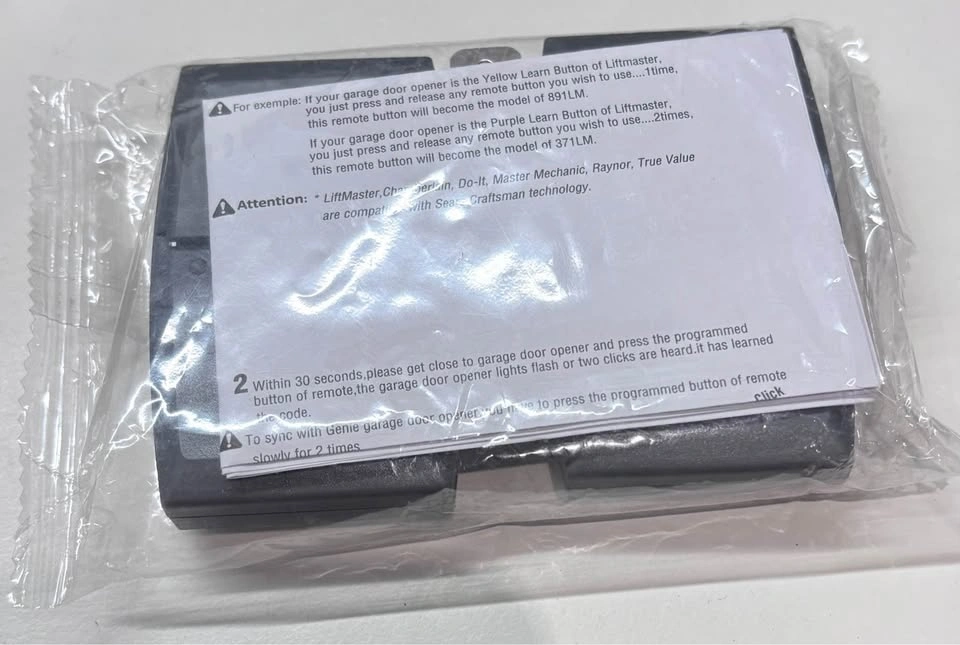 2-Pack for Sears Craftsman Universal Garage Door Opener Remote - photo 2