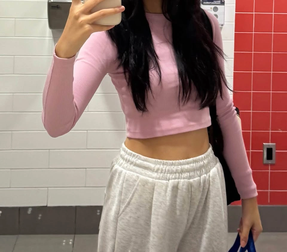 Pink long sleeve top - photo 2