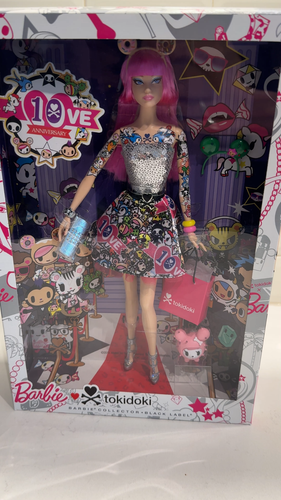 2014 Tokidoki Barbie 10th Anniversary Black Label Doll BNIB - photo 2