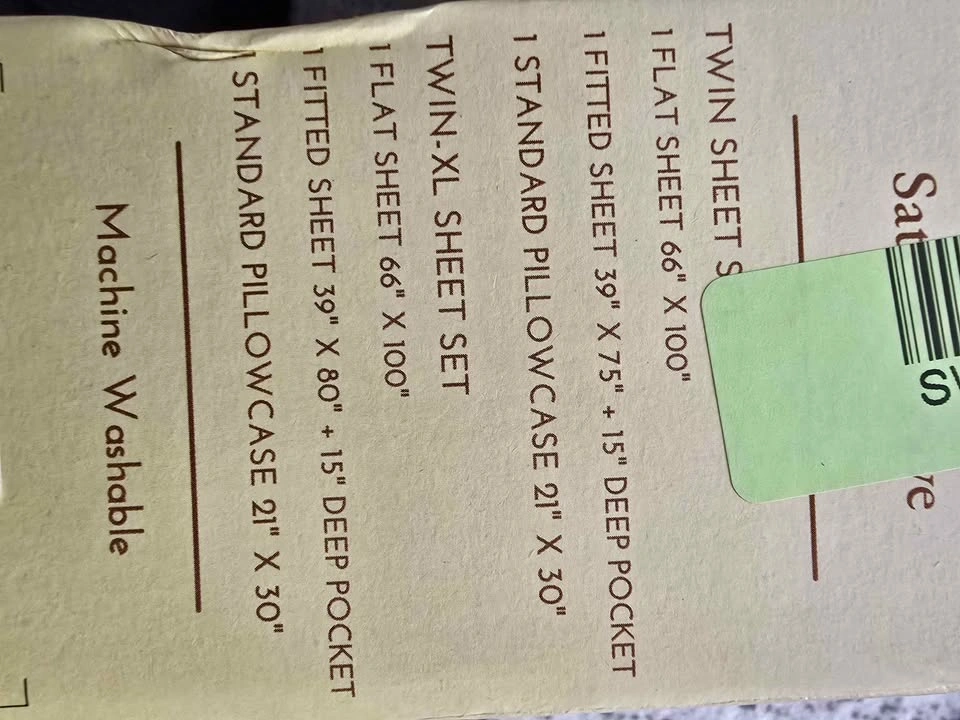 California Design Den Twin XL 100% Cotton Bed Sheet Set - photo 3