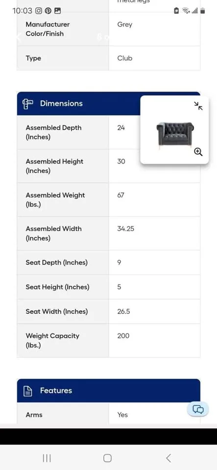 Club chairs...NEW in box!!  $100 each image indicator(8)