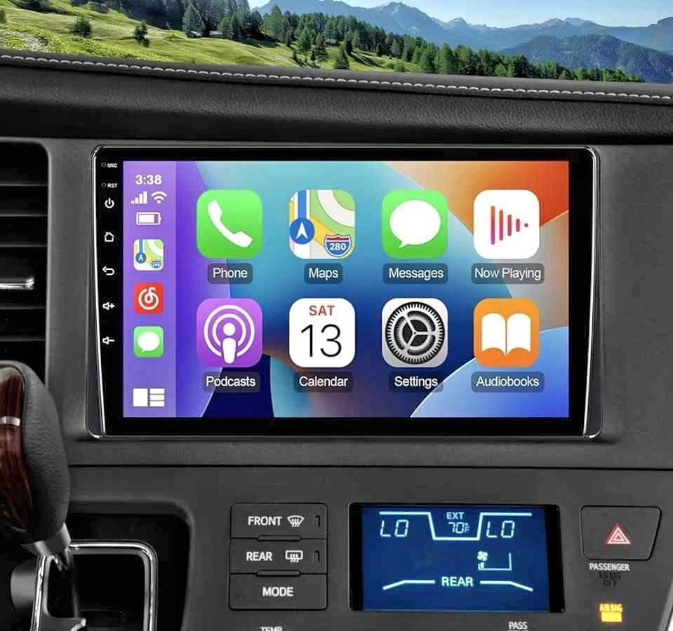 Android 14 Car Stereo 9-inch IPS Touchscreen for Toyota Sienna