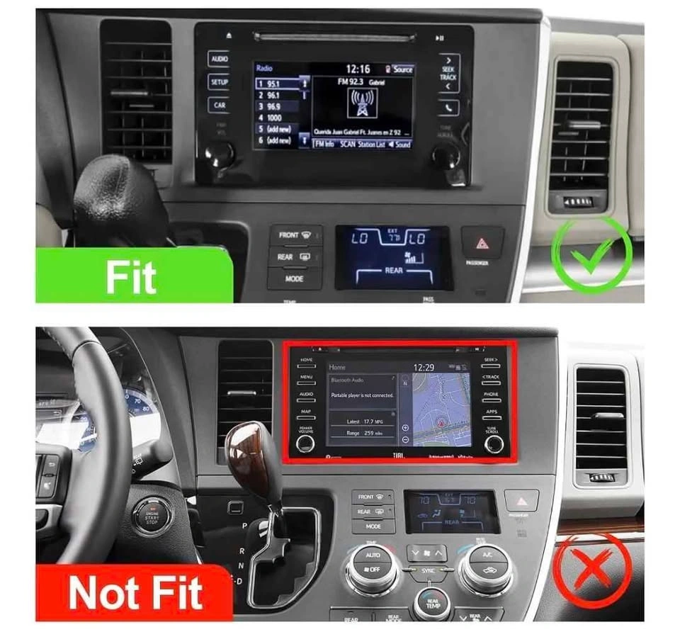Android 14 Car Stereo 9-inch IPS Touchscreen for Toyota Sienna - photo 2
