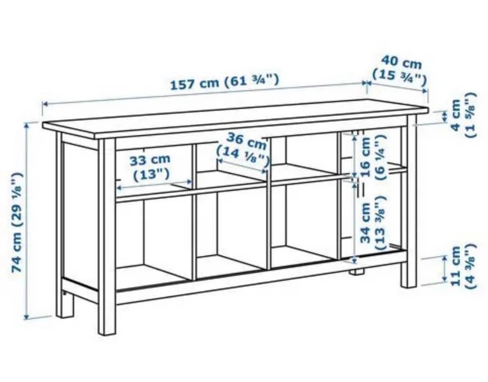 IKEA Hemnes Storage/Console Table - photo 2
