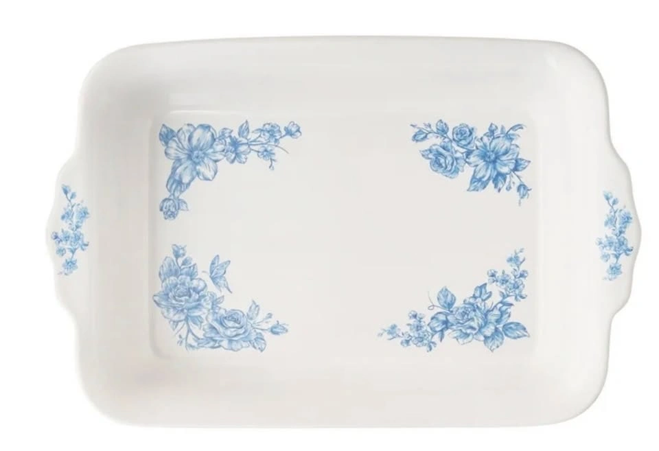 The Pioneer Woman Heritage Floral Stoneware Baker with Lid - 7x1 - photo 2