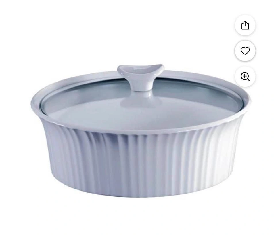 CorningWare Stoneware Casserole Dish 2.5 qt