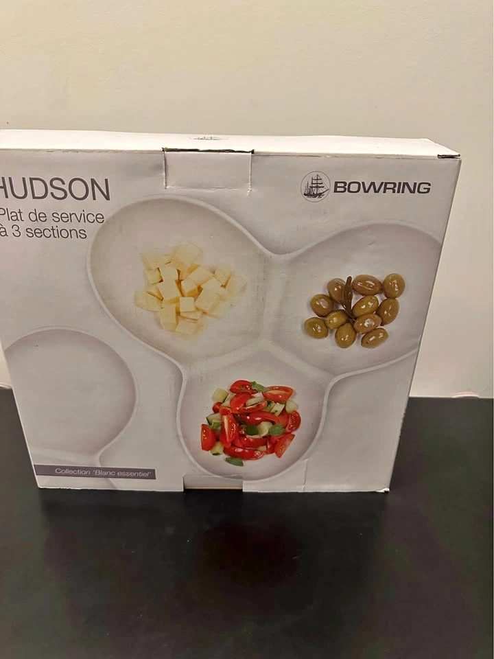 Bowring Hudson 3-Section Serving Platter