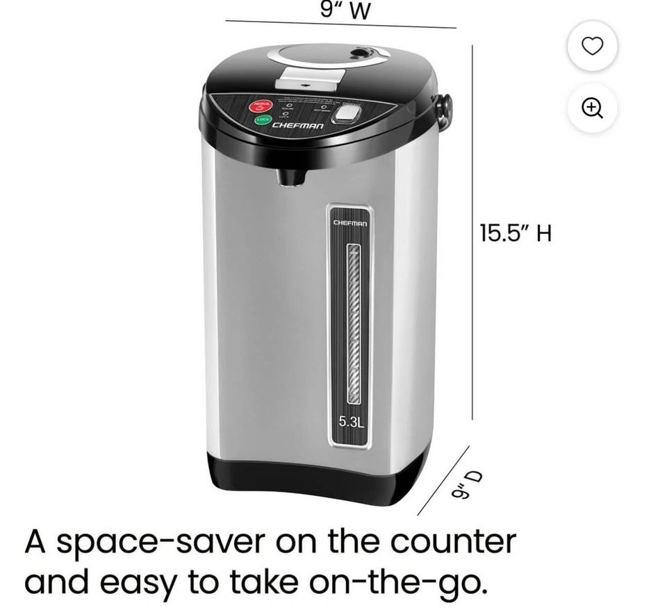 Chefman Hot Water Dispenser 5.3L - photo 4