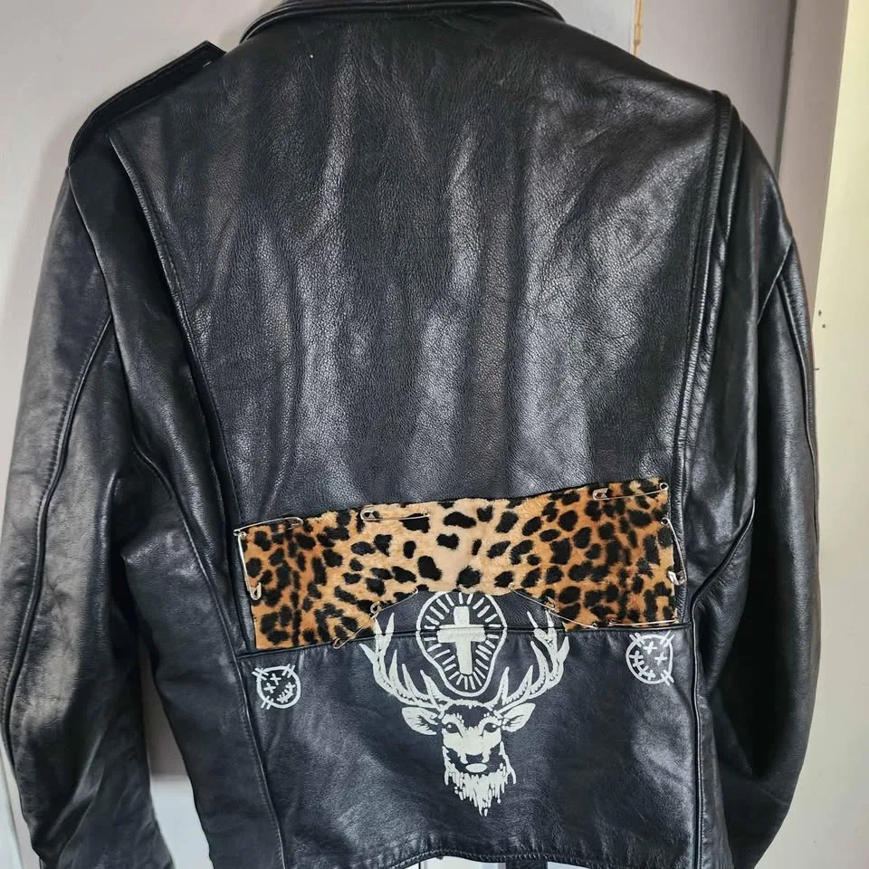 VINTAGE!! Rare motorcycle jacket. image indicator(2)