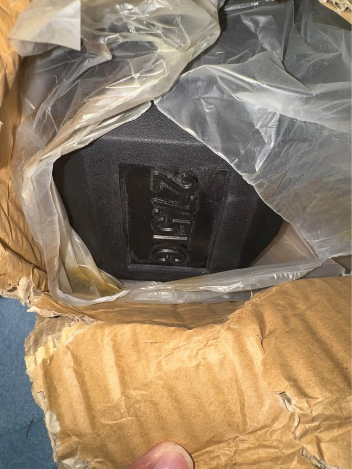 27.5KG or 60.5 Lbs Hex Dumbbells - photo 2
