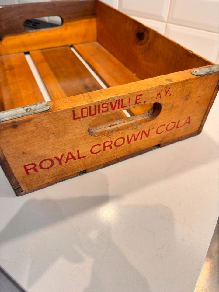 Vintage RC Cola Royal Crown Cola Wooden Crate – Louisville KY - photo 2