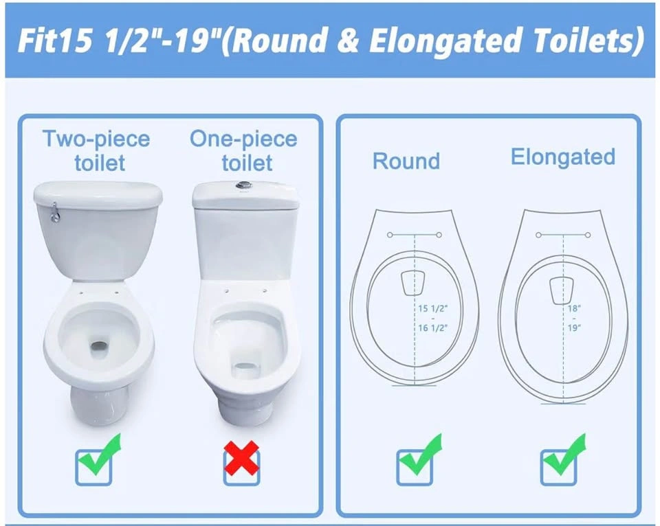 Raised Toilet Seat with Handles & Flip-Up Arms - photo 5