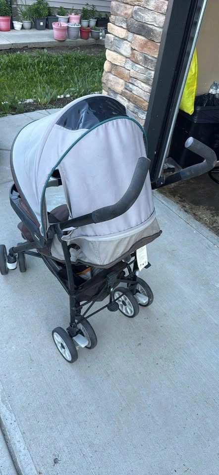 Chicco baby stroller foldable double wheel (easy Drive) - photo 2